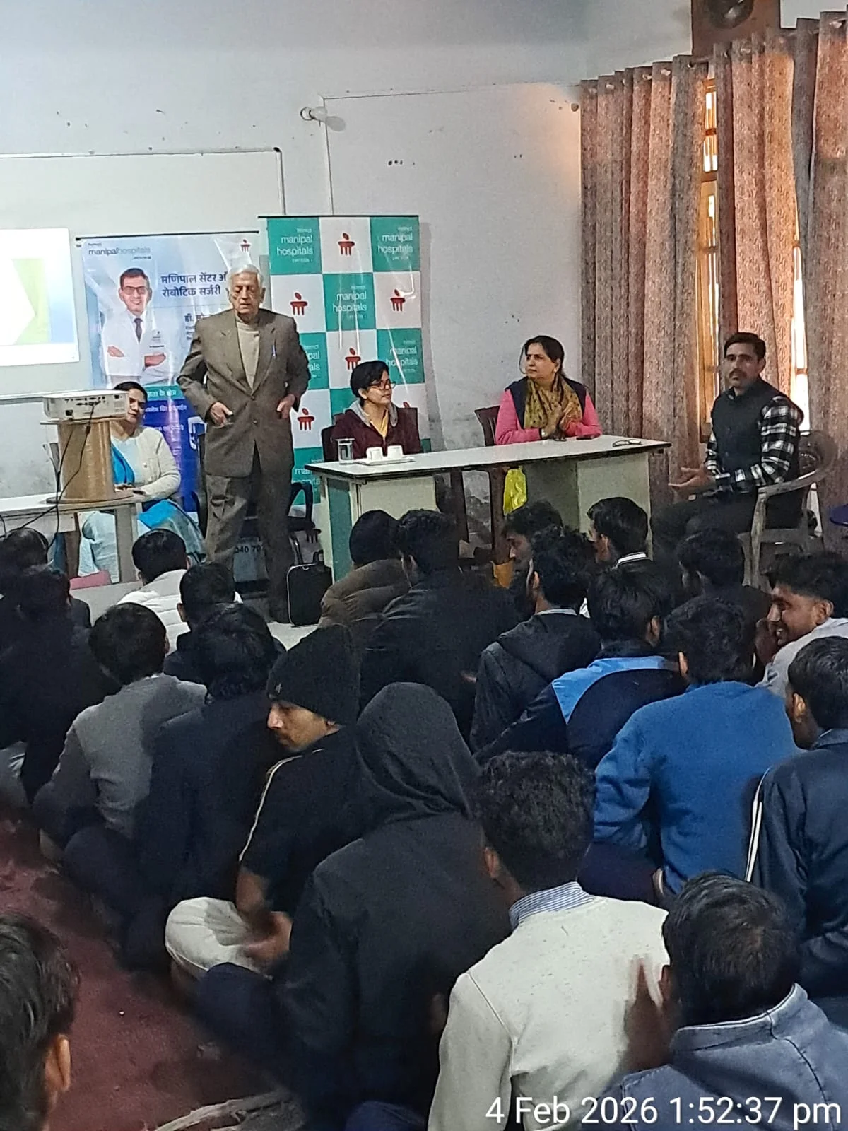Industrial Institute Training Boys I.T.I Rohtak Cancer Day Health Talk Cancer Awareness Program