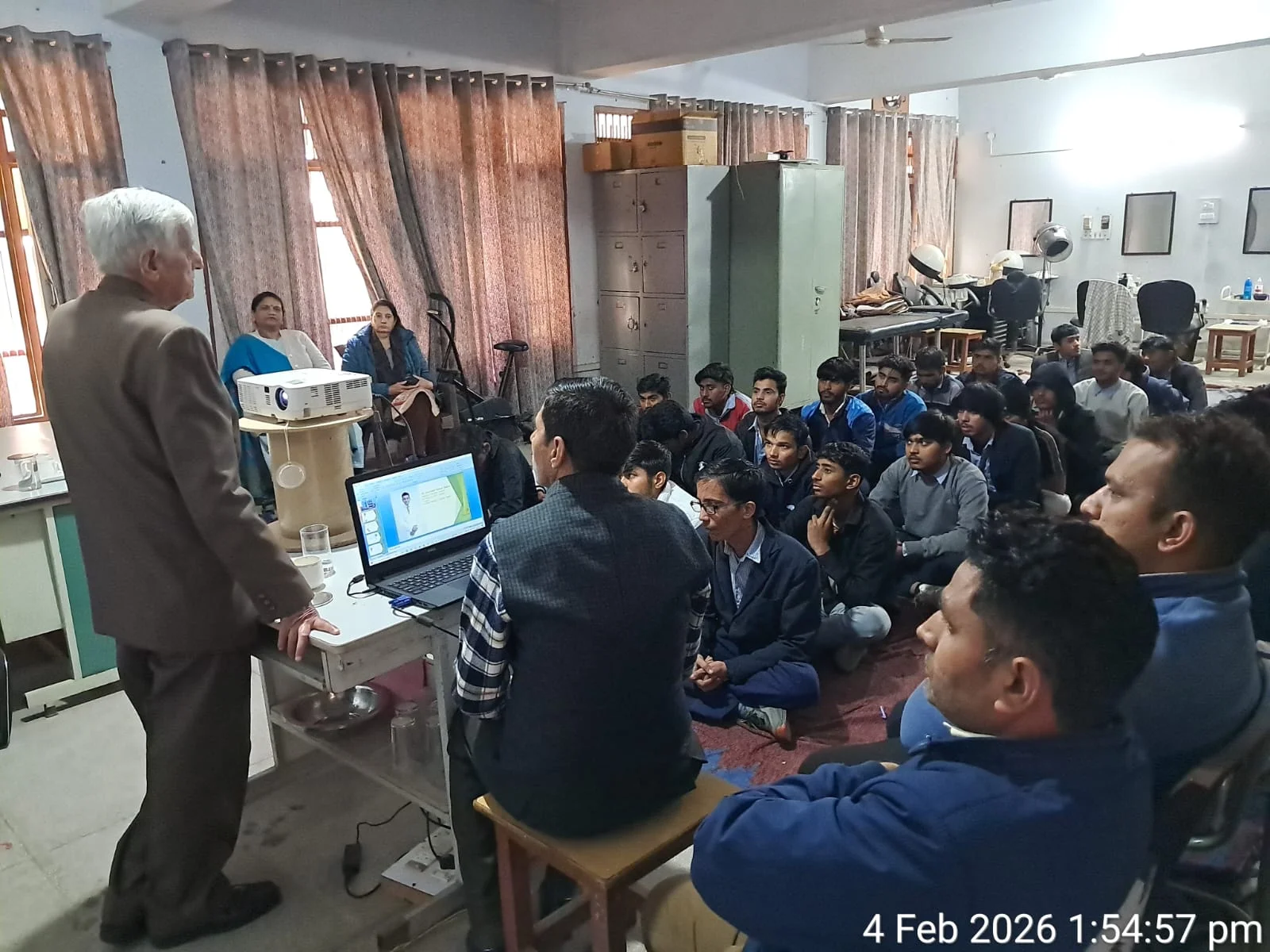 Industrial Institute Training Boys I.T.I Rohtak Cancer Day Health Talk Cancer Awareness Program